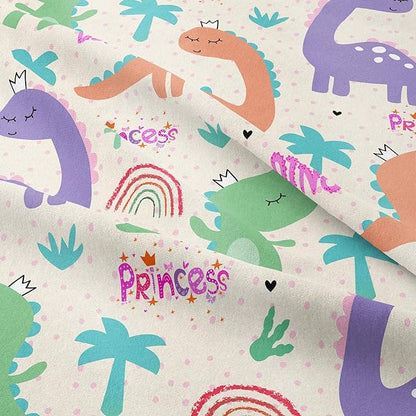 NINENINE Dinosaur Bedding Sets for Kids,Twin Comforter Sets for Girls,Girls Dinosaur Comforter Bedding Sets,Kawaii Cartoon Comforter Sets with 1 Comforter 1Pillowcase