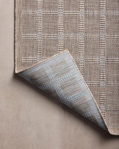 Loloi Amber Lewis Topanga Collection TOP-01 Natural/Bone 9'-2" x 12'-0" Indoor/Outdoor Area Rug