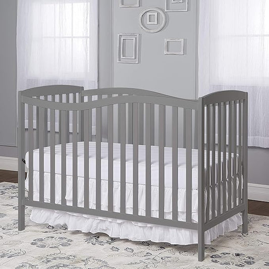 Nursery Essentials Bundle of Dream On Me Chelsea 5-in-1 Convertible Crib, Dream On Me Ashton Changing-table, with a Dream On Me Twilight 5” 88 Coil Inner Spring Crib and Toddler Mattress