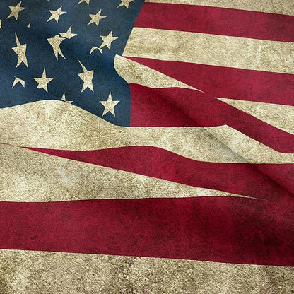 Tailor Shop American Flag Comforter Set for Boys Kids Teens American Flag Pattern Bedding Set King Size with 1 Comforter 2 Pillowcases