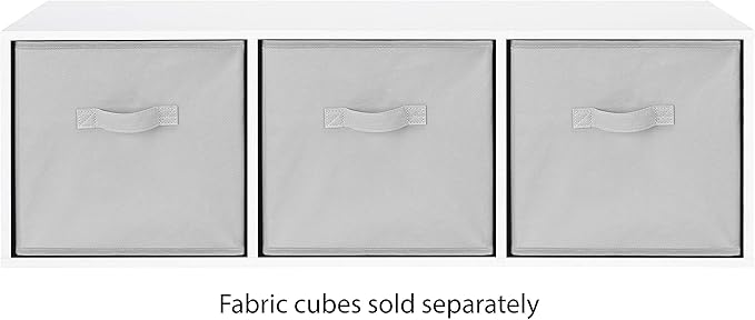 Whitmor 3 Cube Organizer, White