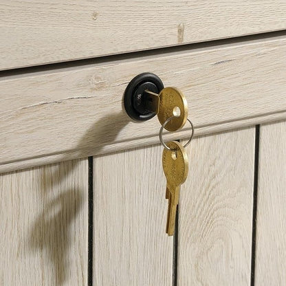Sauder Costa Lateral File, Chalked Chestnut finish
