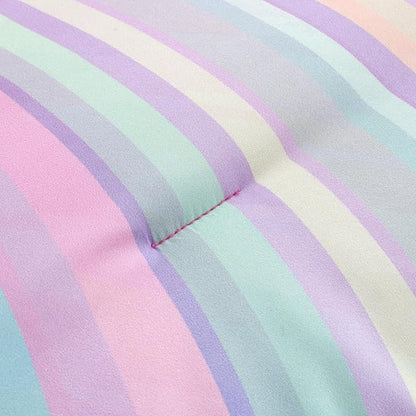 Btargot Super Soft 6 Pieces Gradient Wavy Line Comforter Set, Colorful Glitter Rainbow Star Pattern Bedding Set for Boys Girls Teens, Twin Pink Green