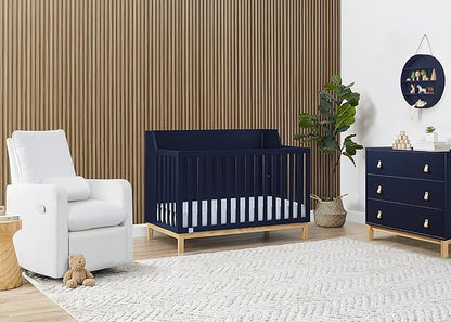 GAP babyGap Oxford 6-in-1 Convertible Crib - Greenguard Gold Certified, Navy/Natural, 1 Unit