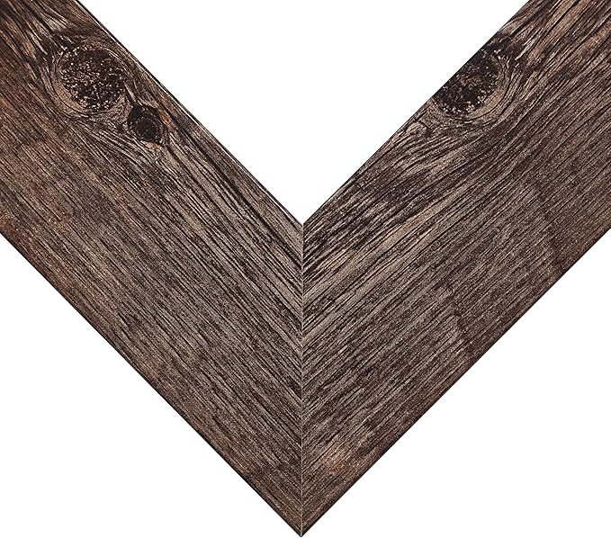 Craig Frames 18x24 Brown Oak Picture Frame for Posters and Gallery Wall | Lightweight shatter resistant acrylic facing with a rigid backing board, made in the USA