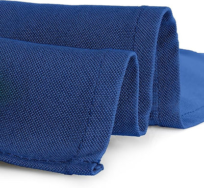 Gee Di Moda Rectangle Tablecloth - 90 x 156 Inch Royal Blue Table Cloth for 8 Foot Table with Floor-Length Drop - Heavy Duty Washable Fabric - 8 Ft Buffet Table, Holiday Party, Wedding & Baby Shower
