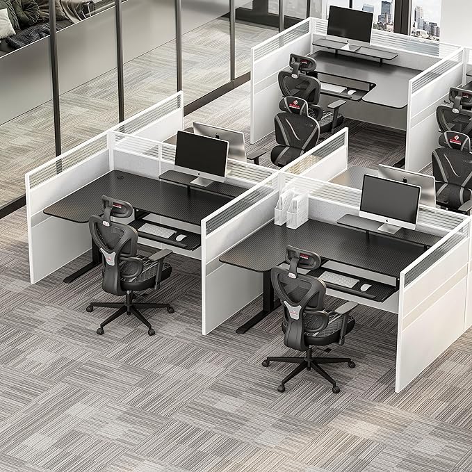 EUREKA ERGONOMIC Standing Desk (61"x43")- L Shaped Desk with Keyboard Tray Adjustable Height Sit Stand Computer Desk Corner Gaming Ergo Desk w Memory Presets, Monitor Stand, LED/USB/Dual Motor, Left