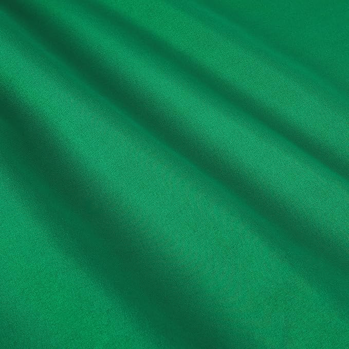 Amazon Basics 5 Piece Microfiber Kid's Bed-in-a-Bag Bedding Set, Twin, Green, Solid