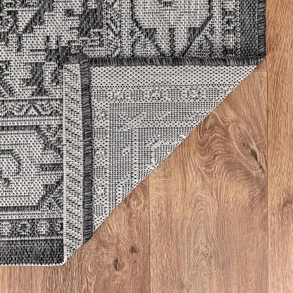 Keen Home Design Terrace Outdoor Area Rug - 10x14 Washable Indoor/Outdoor Rug for Patio, Kitchen, Balcony, Beach, Garden, Deck and Porch, Size: 10'x14'