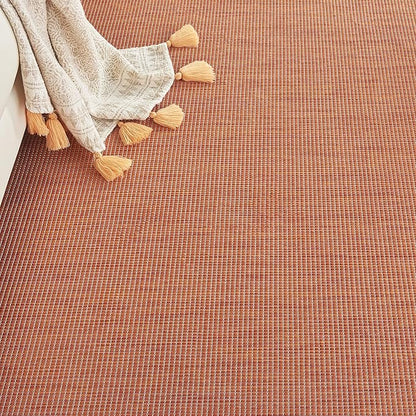 Nourison Home Positano 6' x 9' Terracotta Fabric Modern Area Rug (6' x 9')