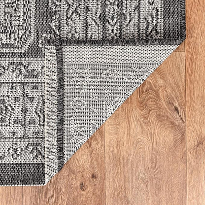 Keen Home Design Terrace Outdoor Area Rug - 6x9 Washable Indoor/Outdoor Rug for Patio, Kitchen, Balcony, Beach, Garden, Deck and Porch, Size: 6'x8'10"