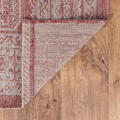 Keen Home Design Terrace Outdoor Area Rug - 10x14 Washable Indoor/Outdoor Rug for Patio, Kitchen, Balcony, Beach, Garden, Deck and Porch, Size: 10'x14'