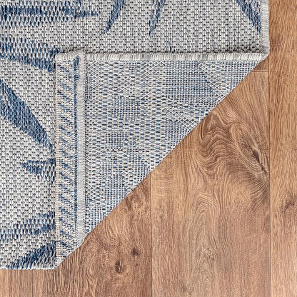 Keen Home Design Terrace Outdoor Area Rug - 9x12 Washable Indoor/Outdoor Rug for Patio, Kitchen, Balcony, Beach, Garden, Deck and Porch, Size: 8'10"x12'