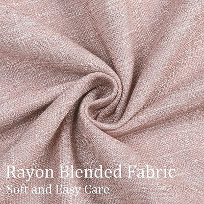 Vision Home Pink Pinch Pleated Total Blackout Curtains Room Darkening Window Panels 95 inch for Girls Bedroom Living Room Thermal Insulated Pinch Pleat Pink Drapes with Hooks Back Tab 40" Wx95 Lx2