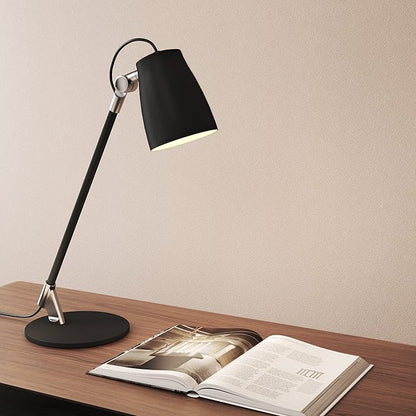 Astro Atelier Desk Indoor Table Lamp (Matt Black) - Dry Rated - E26/Medium Lamp, Designed in Britain - 1224068-3 Years Guarantee