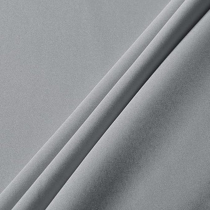 sancua Rectangle Tablecloth - 70 x 90 Inch - Stain and Wrinkle Resistant Washable Polyester Table Cloth, Decorative Fabric Table Cover for Dining Tables, Buffet Parties and Camping, Silver Grey
